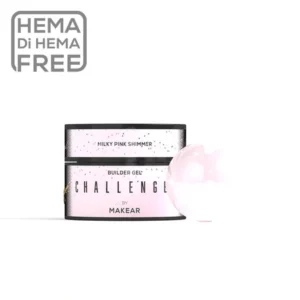 Гел за нокти Challengel - Milky Pink Shimmer HG12