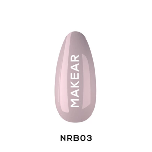 Каучукова база за нокти Makear - Nude Pudding Pink