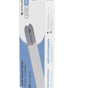 Бели пили за еднократна употреба papmAm върху мек слой от пяна Expert 20 - 150 grit